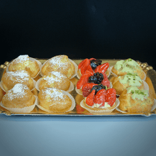 Load image into Gallery viewer, 12 Pastries - Fruit Tarts &amp; Bignè