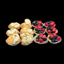 Load image into Gallery viewer, 12 Pastries - Fruit Tarts &amp; Bignè